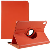 EIDERWOOD iPad 10.9" (2022) Klassiskt Läder Fodral m. 360⁰ Stativfunktion - Orange