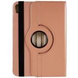 EIDERWOOD iPad 10.9" (2022) Klassiskt Läder Fodral m. 360⁰ Stativfunktion - Rose Gold