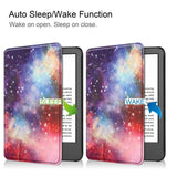 Amazon Kindle 11th Generation (2022) Fodral i Konstläder med Sleep-Wake Funktion - Galaxy