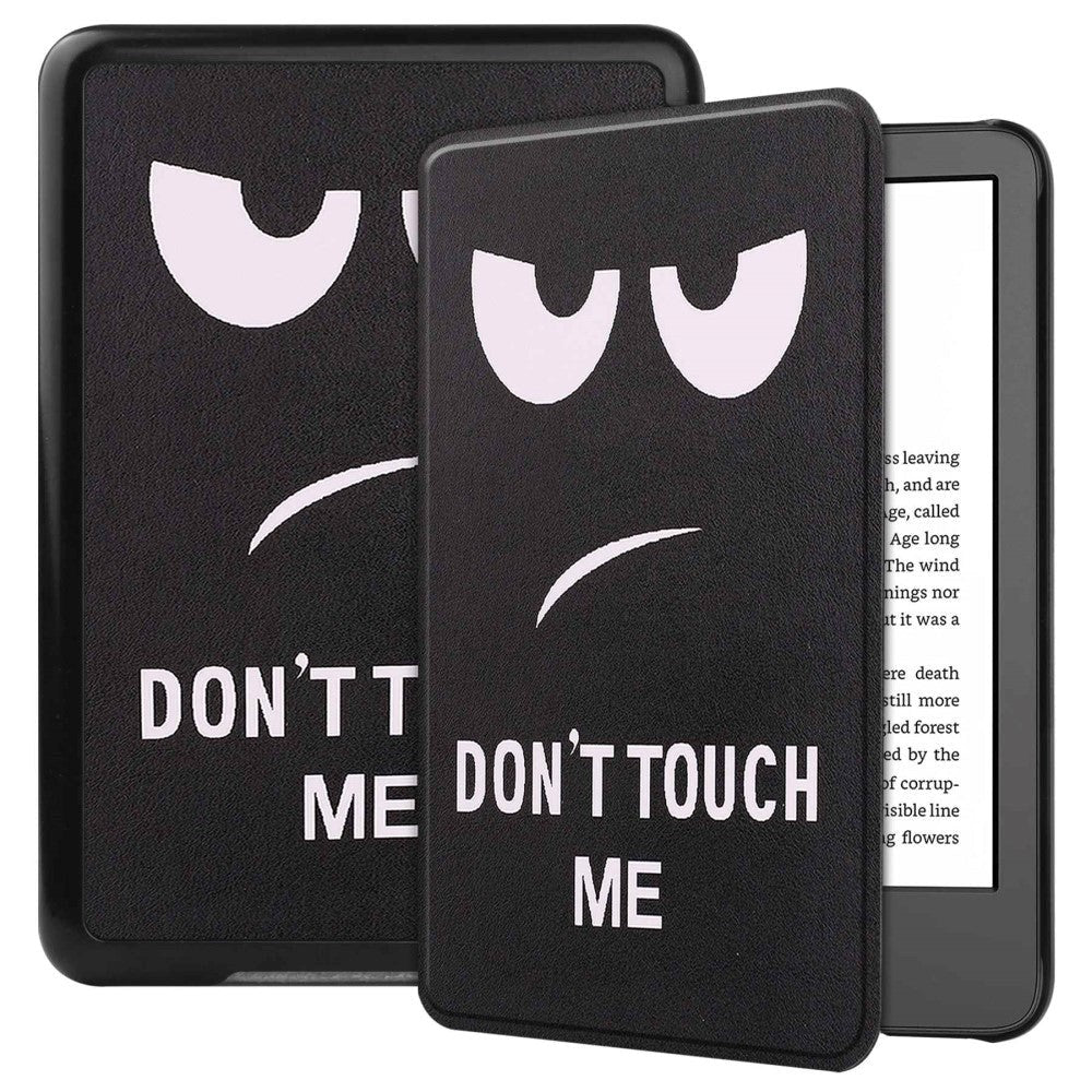 Amazon Kindle 11th Generation (2022) Fodral i Konstläder med Sleep-Wake Funktion - "Don't Touch Me"