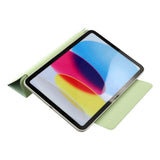 EIDERWOOD iPad 11" (2025) / iPad 10.9" (2024/2022) Magnetiskt Tri-Fold Fodral - Ljusgrön