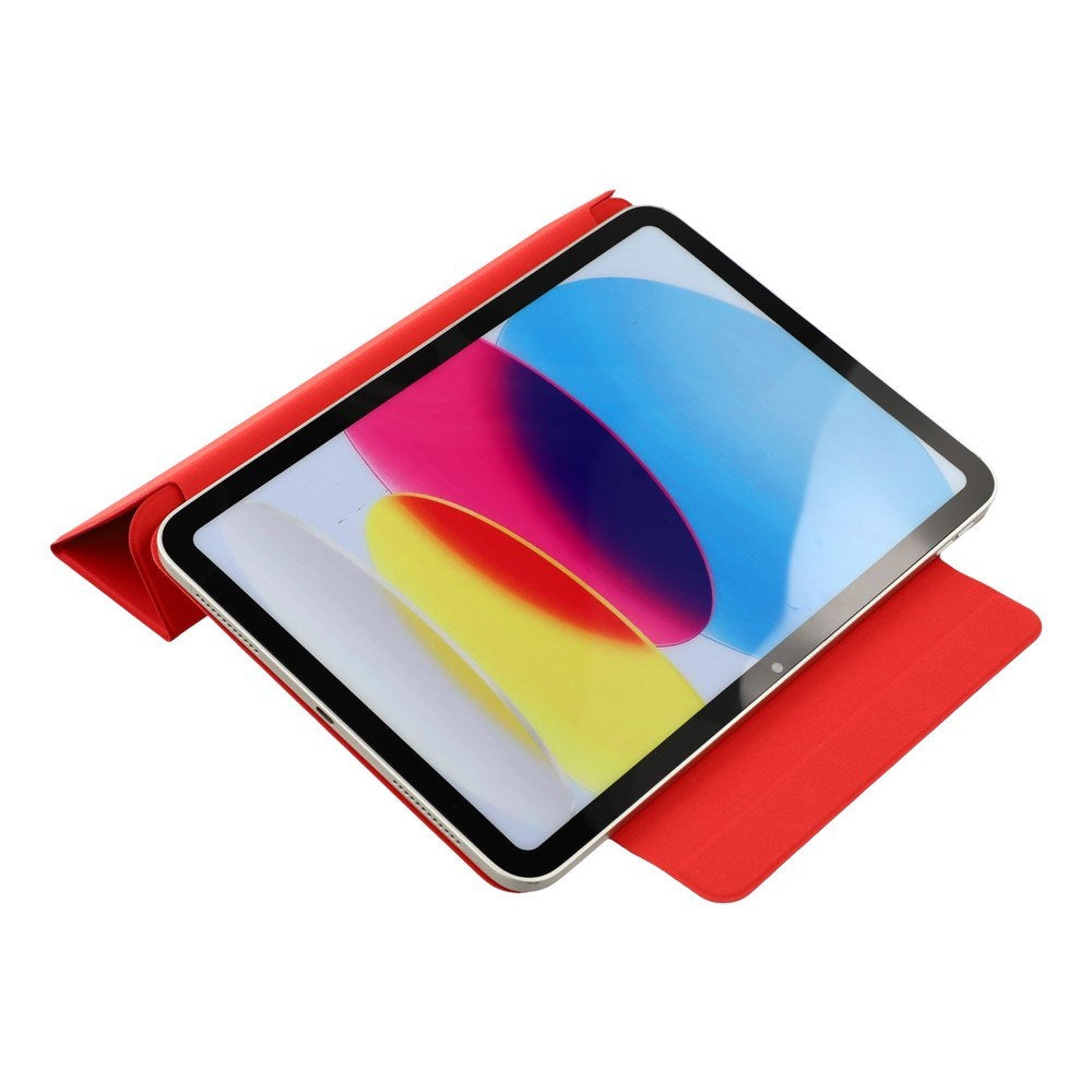 EIDERWOOD iPad 11" (2025) / iPad 10.9" (2024/2022) Magnetiskt Tri-Fold Fodral - Röd