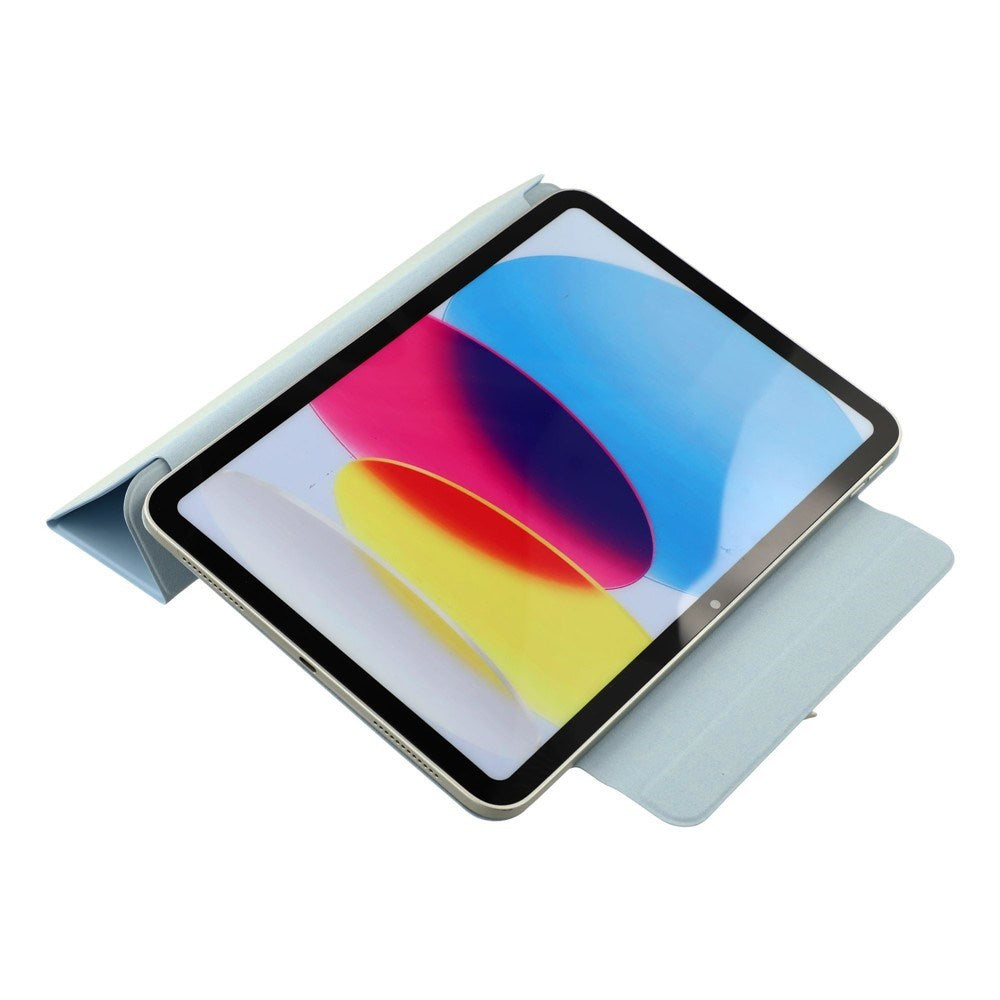 EIDERWOOD iPad 11" (2025) / iPad 10.9" (2024/2022) Magnetiskt Tri-Fold Fodral - Ljusblå