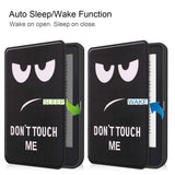 Kobo Clara 2E Fodral i Konstläder med Sleep-Wake Funktion - "Don't Touch Me"