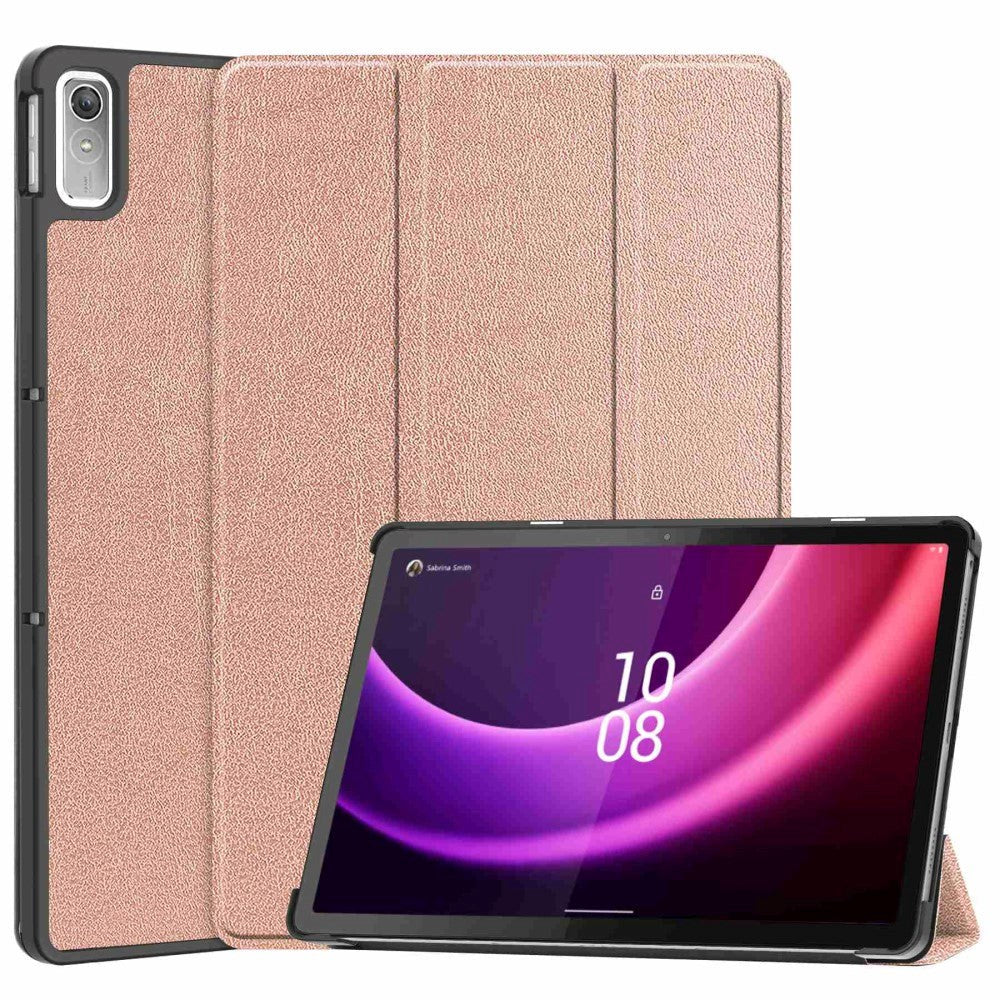 Lenovo Tab P11 Gen. 2 Tri-Fold Fodral m. Stativfunktion - Rose Gold