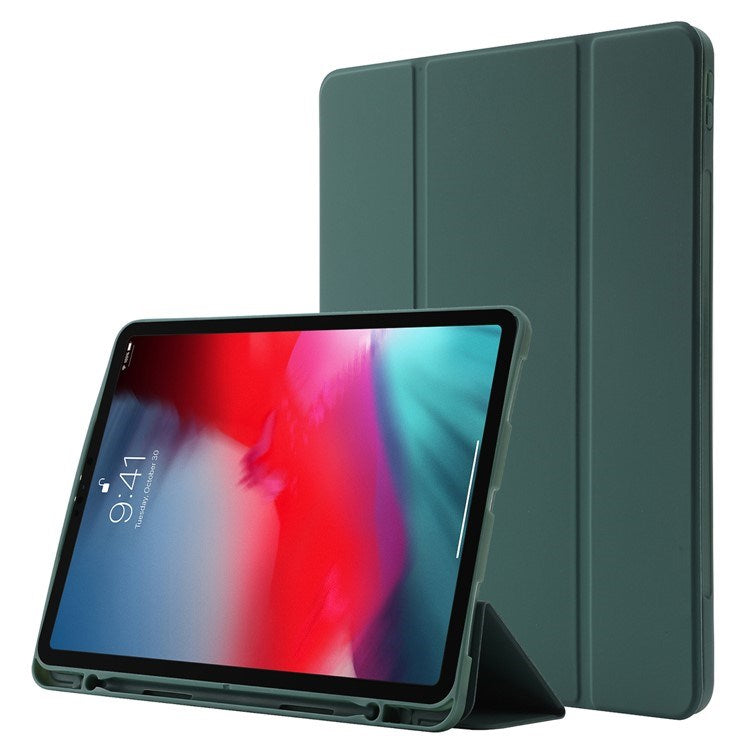 EIDERWOOD iPad Pro 11" (2022 / 2021 / 2020 / 2018) Tri-Fold Konstläder Fodral – Mörkgrön