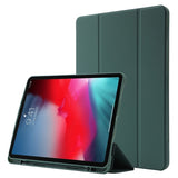 EIDERWOOD iPad Pro 11" (2022 / 2021 / 2020 / 2018) Tri-Fold Konstläder Fodral – Mörkgrön