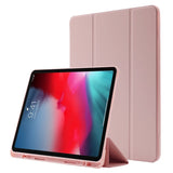 EIDERWOOD iPad Pro 11" (2022 / 2021 / 2020 / 2018) Tri-Fold Konstläder Fodral – Rosa