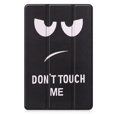 EIDERWOOD Nokia T21 Tri-Fold Konstläder Fodral med Sleep-Wake Funktion - "Don't Touch Me"