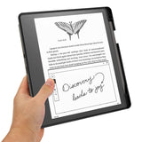 Amazon Kindle Scribe 11th Generation (2022) Origami Konstläder Fodral med Pennhållare - Mörkblå