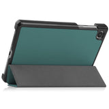 EIDERWOOD Lenovo Tab M8 (4. Gen.) Tri-Fold Konstläder Flip Fodral - Grön