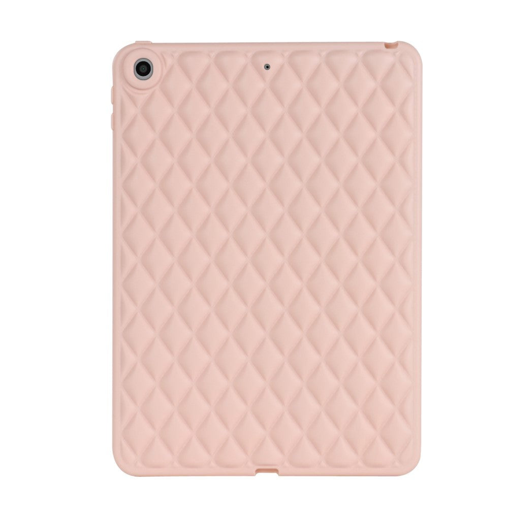 iPad 9.7" (2018-2017) / iPad Air / iPad Air 2 Skal Flexibel Plast - Romb-design - Rosa