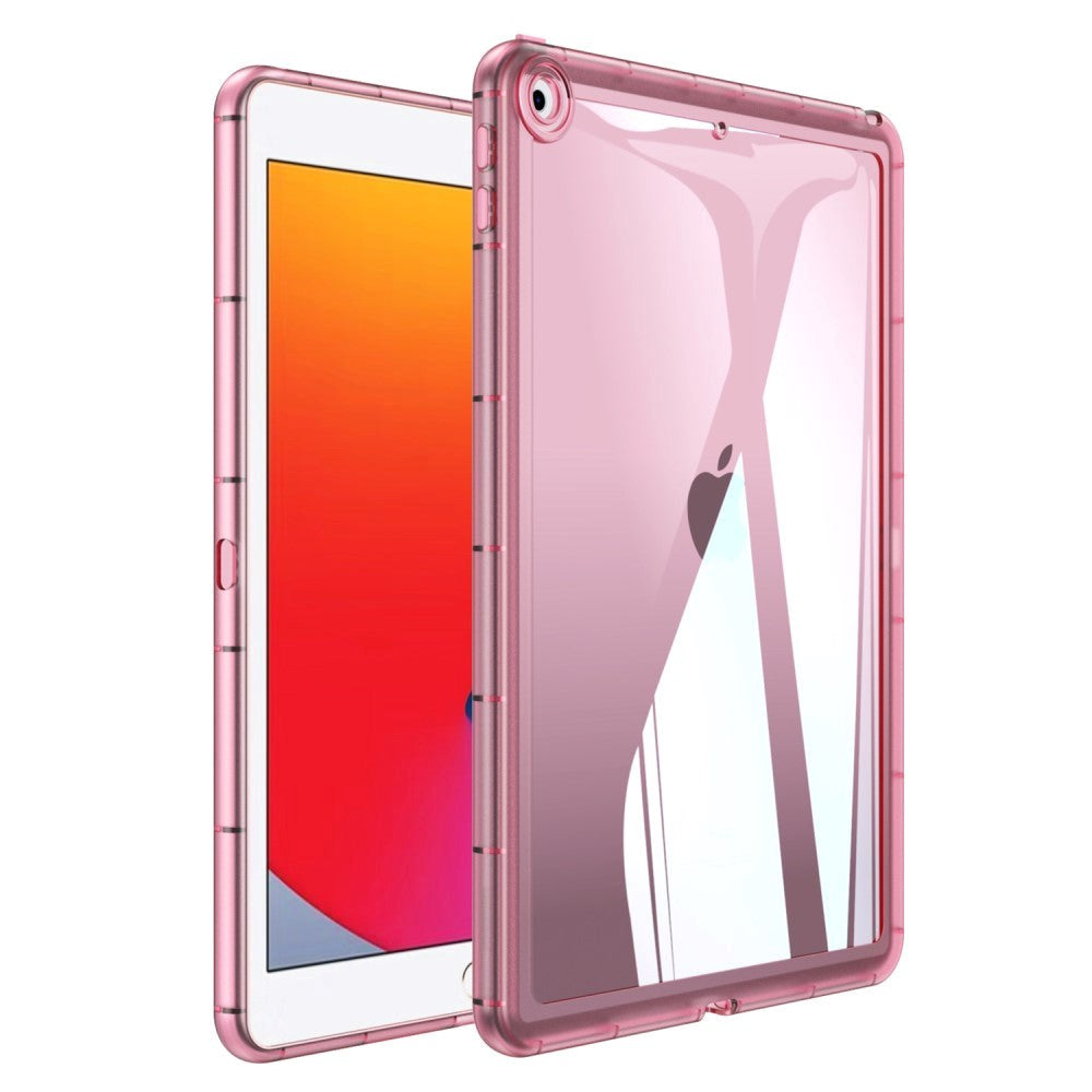 iPad (2018) / iPad (2017) Hybrid Plastskal - Rosa / Transparent