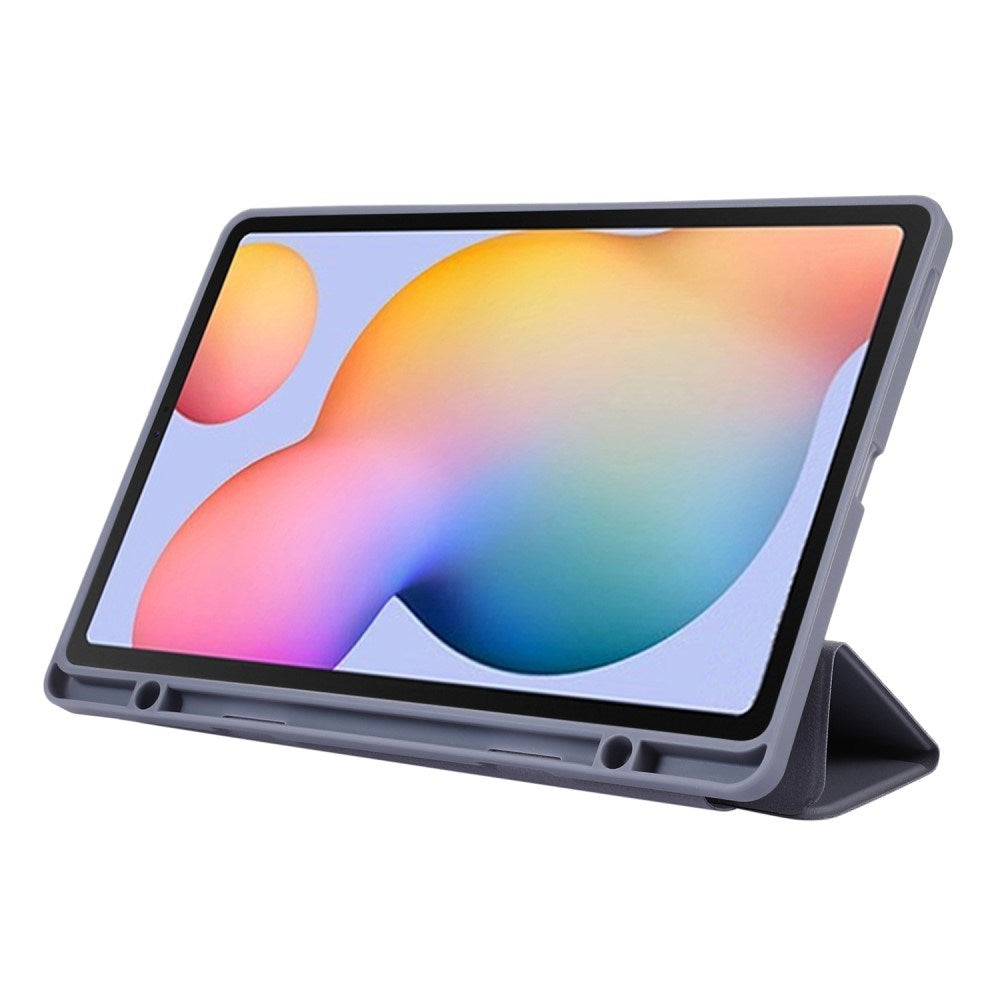 Samsung Galaxy Tab S6 Lite (2020-2024) Magnetisk Tri-Fold Konstläder Fodral med Stativfunktion - Grön