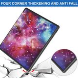 EIDERWOOD Kobo Elipsa 2E Origami Läder Fodral med Pennhållare - Galaxy