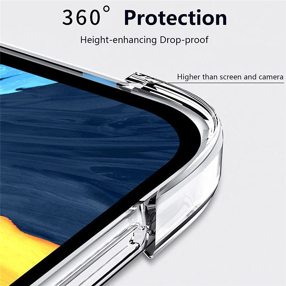 Lenovo Tab M8 (4:e Gen.) Flexibelt Plast Skal med Stötdämpande Hörn - Genomskinlig