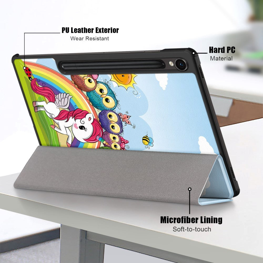 Samsung Tab S9 Tri-Fold Fodral - Enhjørning