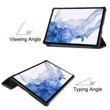 Samsung Galaxy Tab S9 Fodral i Läderimitation - Don't Touch Me