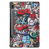 Samsung Tab S9 Tri-Fold Fodral - Graffiti