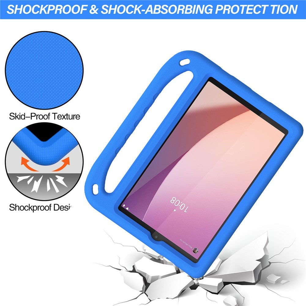 EIDERWOOD Lenovo Tab M8 (4. Gen.) Barn Skal m. Handtag & Ståfunktion - Blå
