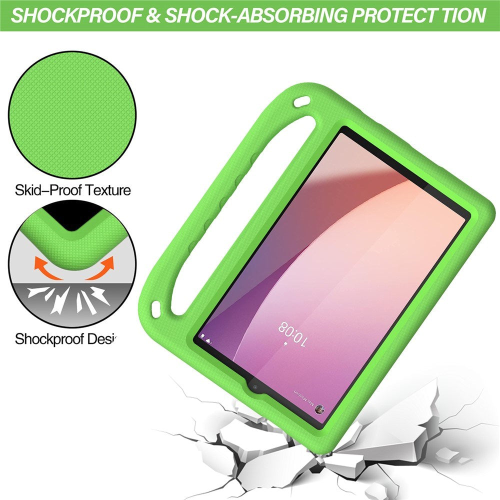 EIDERWOOD Lenovo Tab M8 (4. Gen.) Barn Skal m. Handtag & Ståfunktion - Grön