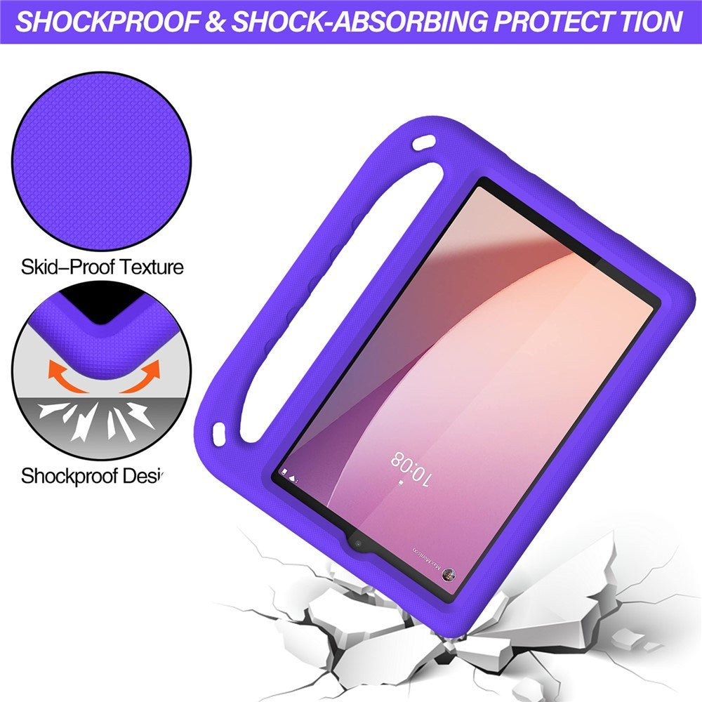 EIDERWOOD Lenovo Tab M8 (4. Gen.) Barn Skal m. Handtag & Ståfunktion - Lila