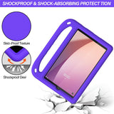 EIDERWOOD Lenovo Tab M8 (4. Gen.) Barn Skal m. Handtag & Ståfunktion - Lila