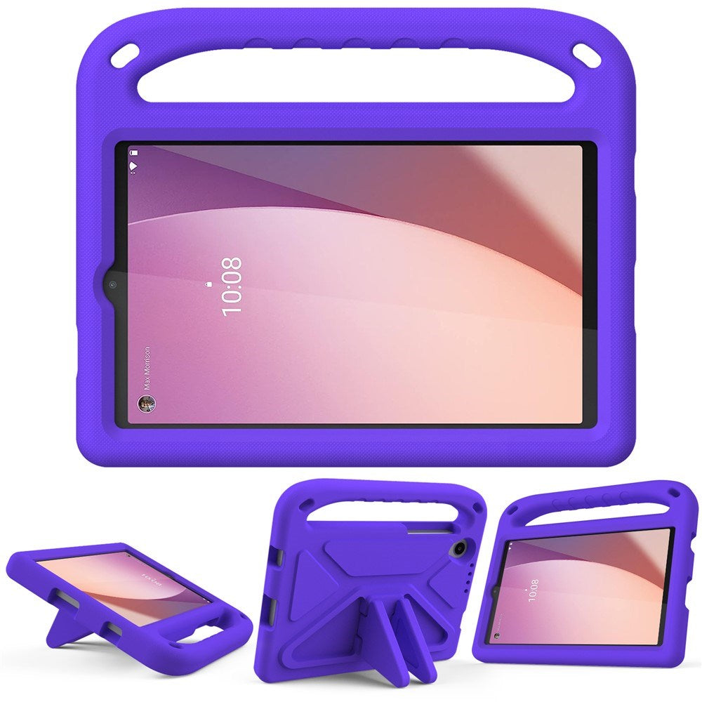 EIDERWOOD Lenovo Tab M8 (4. Gen.) Barn Skal m. Handtag & Ståfunktion - Lila