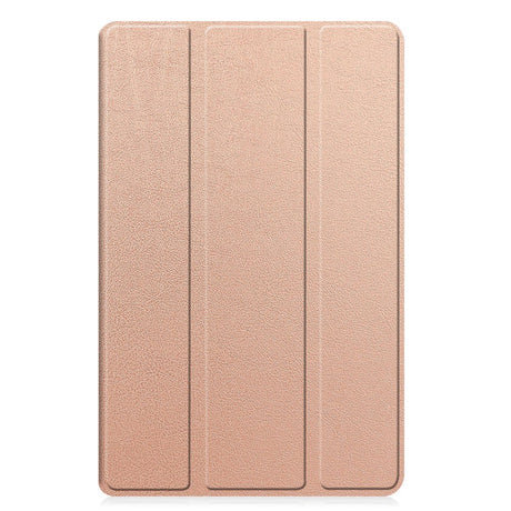 Samsung Galaxy Tab A9 Tri-Fold Läder Fodral med Stativfunktion - Rose Gold