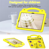 EIDERWOOD Samsung Galaxy Tab S11 / S10 Lite / S10 FE / S9 FE / S9 / S8 / S7 Barnskal med Stativ & Handhållare - Gul