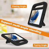 EIDERWOOD Samsung Galaxy Tab A11 / A9 Barnskal m. Kickstand - Svart