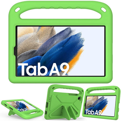 EIDERWOOD Samsung Galaxy Tab A11 / A9 Barnskal m. Kickstand - Grön