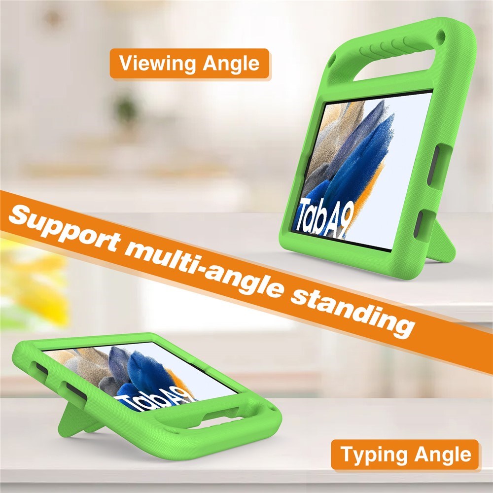 EIDERWOOD Samsung Galaxy Tab A11 / A9 Barnskal m. Kickstand - Grön