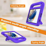 EIDERWOOD Samsung Galaxy Tab A11 / A9 Barnskal m. Kickstand - Lila