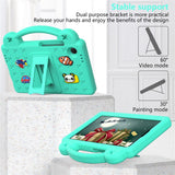 EIDERWOOD Samsung Galaxy Tab A11 / A9 Barnskal m. Kickstand - Grön