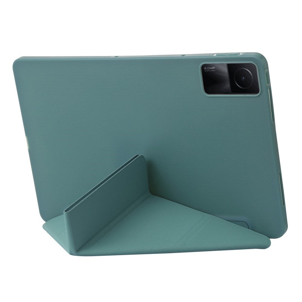 EIDERWOOD Xiaomi Redmi Pad SE Flexibelt Origami Fodral - Grön