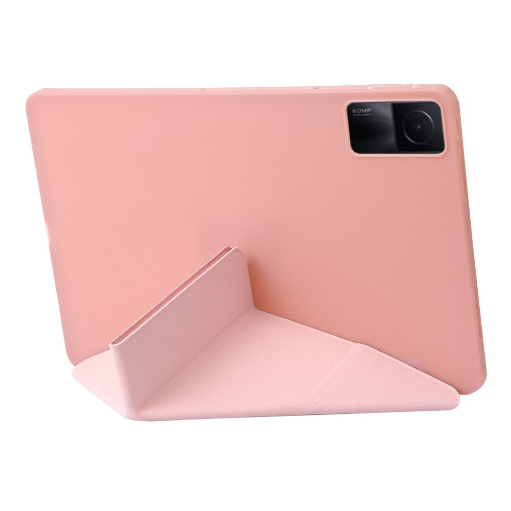 EIDERWOOD Xiaomi Redmi Pad SE Flexibelt Origami Fodral - Rose Gold