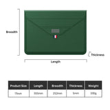 Bärbar Dator / MacBook-Sleeve 13-14" (32 x 24 cm) med Tri-fold Stand Function - Svart