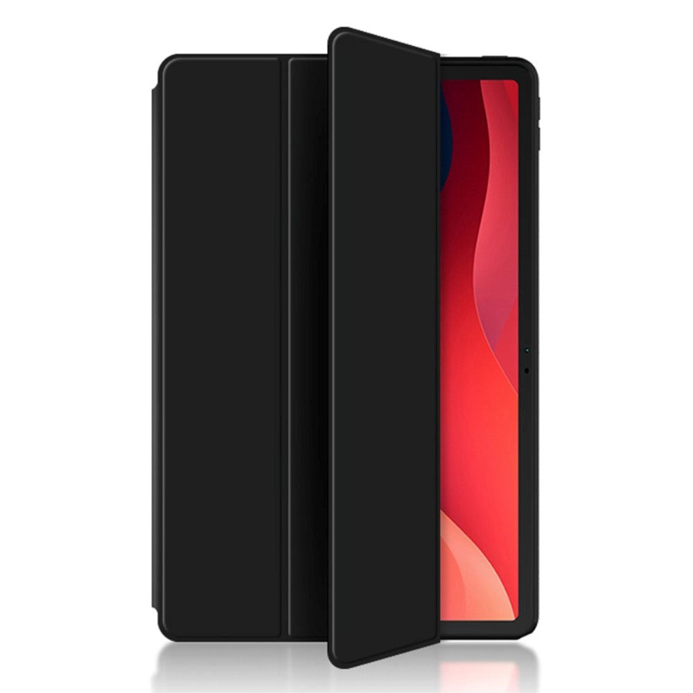 Lenovo Tab M11 Tri-Fold Läder Flip Fodral - Svart