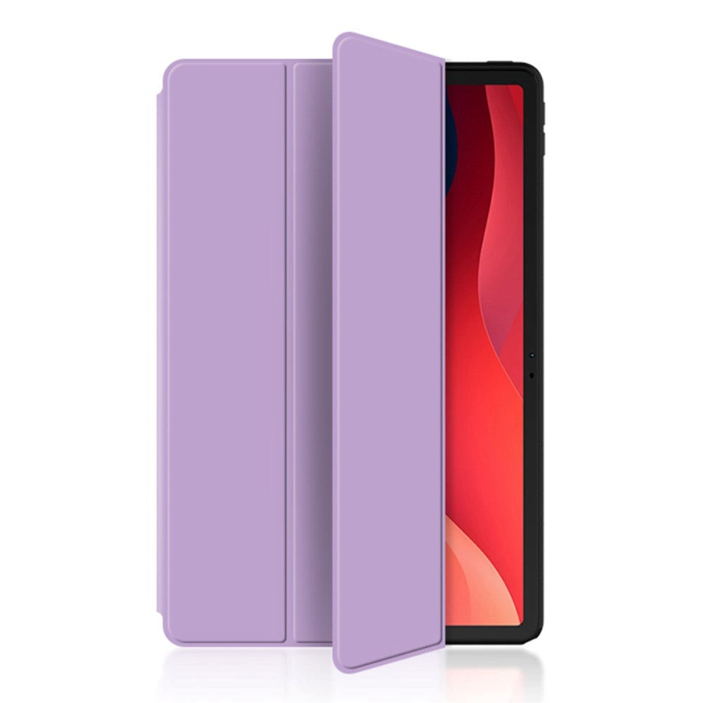 Lenovo Tab M11 Tri-Fold Läder Flip Fodral - Lila