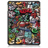 OnePlus Pad Go PU-Läder Fodral med Tri-Fold Stand & Wake-up Funktion - Graffiti