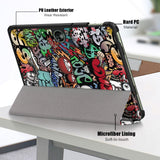 OnePlus Pad Go PU-Läder Fodral med Tri-Fold Stand & Wake-up Funktion - Graffiti