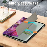 OnePlus Pad Go PU-Läder Fodral med Tri-Fold Stand & Wake-up Funktion - Galaxy