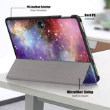 OnePlus Pad Go PU-Läder Fodral med Tri-Fold Stand & Wake-up Funktion - Galaxy