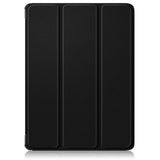 OnePlus Pad Go Tri-Fold Konstläder Fodral med Stativfunktion - Svart