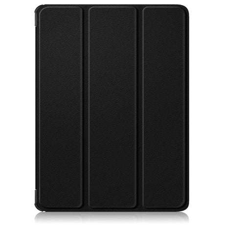 OnePlus Pad Go Tri-Fold Konstläder Fodral med Stativfunktion - Svart
