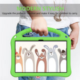 TCL Tab 10 Gen2 EIDERWOOD Barn Skal m. Handtag & Stativfunktion - Grön