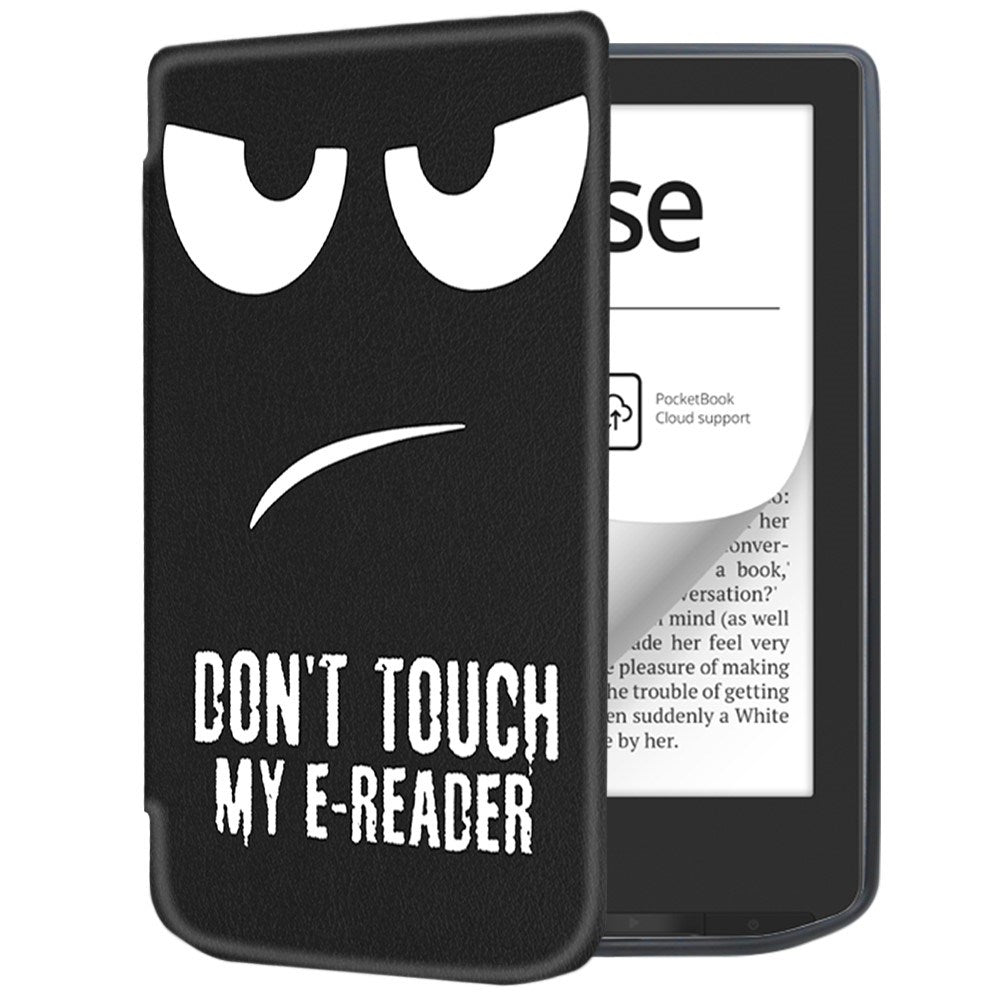 Pocketbook Verse Pro Fodral i Konstläder med Sleep-Wake Funktion - "Don't Touch My E-Reader"