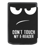 Pocketbook Verse Pro Fodral i Konstläder med Sleep-Wake Funktion - "Don't Touch My E-Reader"