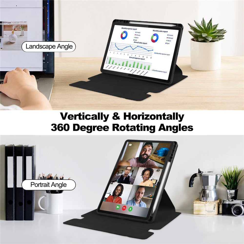 Lenovo Idea Tab 11" / Tab M11 EIDERWOOD Surfplatta Fodral med Stylus-Pennhållare - Svart